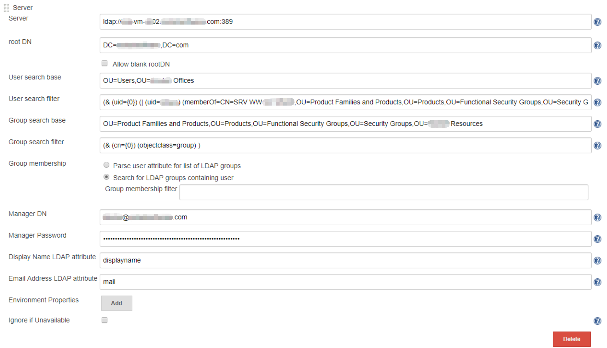 LDAP configure2